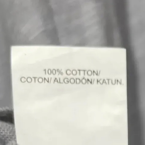 Lucky Brand Half‎ Button Top Womens Small Gray Embroidered Long Sleeve Cotton - Picture 8 of 8